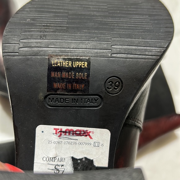 ITALIAN EMANUELE CRASTO MADE IN ITALY ANKLE BOOTS SIZE 39 BRAND NEW WITHOUT BOX - Picture 10 of 11